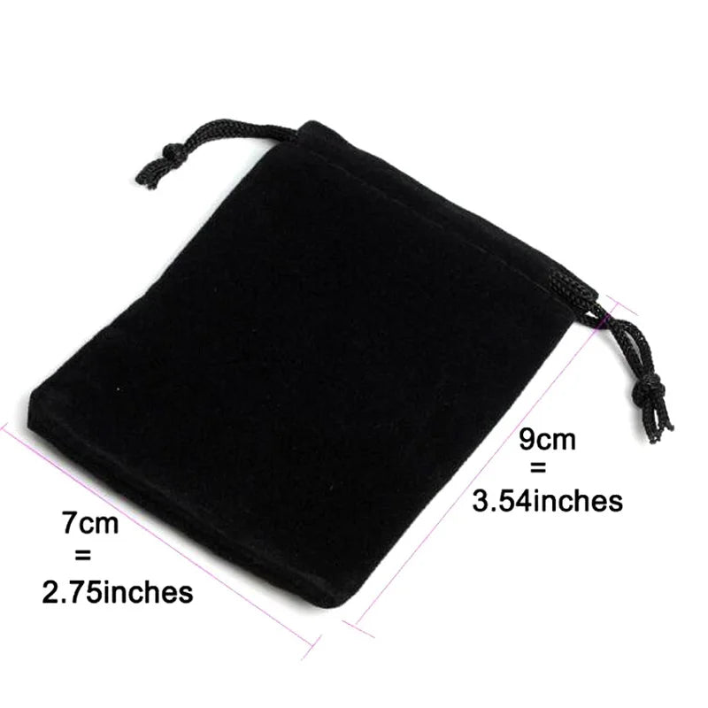 Elegant black Jewelry Pouch